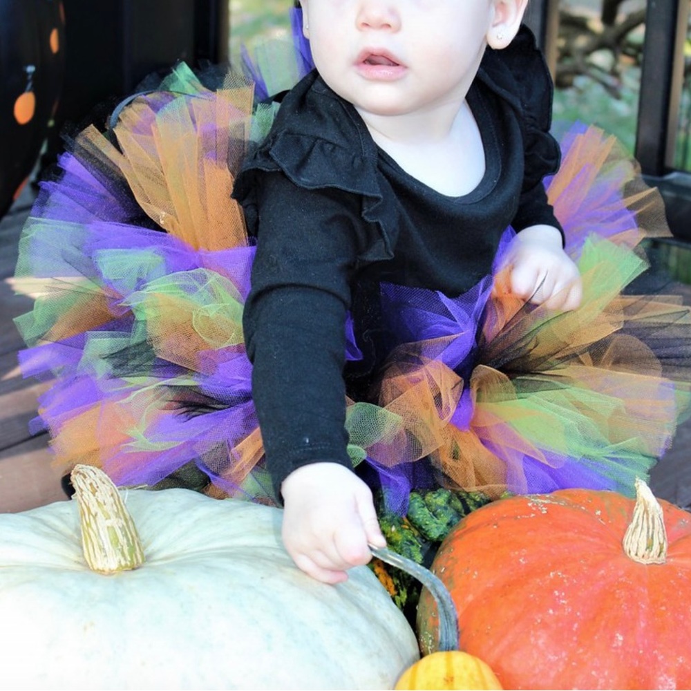 🎃 Halloween Baby Toddler Witch Costume Tutu, Leggings, Witch Hat Handmade Etsy